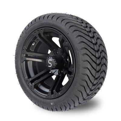 Cina il basso profilo Matte Black Wheel e 215/35-12 del carretto di golf 12x7 stanca 101,6 PCD combinati in vendita