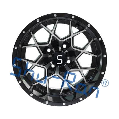 China Shuran Aluminum Alloy 12 inch Golf Cart Wheels For ATV for sale