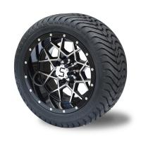 中国 215/35-12 Street Tyres and 12 Inches Golf Cart Rims 4 PLY DOT Rated 販売のため