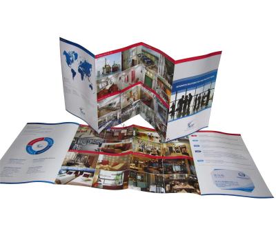 China Reading Well Designed Full Color Custom Flyer Brochure Leaflet Printing , OEM Available for sale