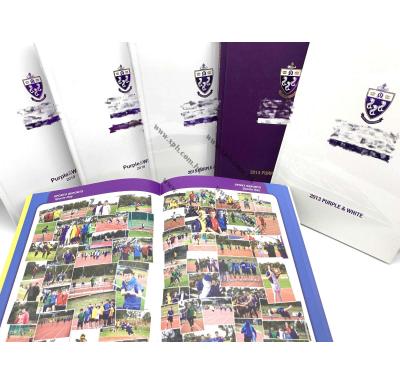 China Notebook Hardcover College Yearbook Custom Printing , OEM Available for sale