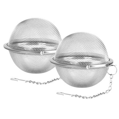 China Newest Golden Ball Tea Set Gift Box Funny Bambus Tea Infuser Viable Tea Strainer Strainer With Removable Infuser for sale