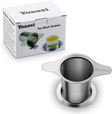 China Bambus Stainless Steel Metal Sustainable Teapot Customized Strainer Clear Tea Infuser Infuser With Lid for sale