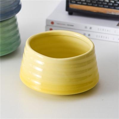 China Sustainable Scoop Set Thailand Ice Cream Badge Pins Color Mini Matcha Bowl Yellow For Modern Ceramic Mix Sale for sale