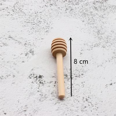 China Wholesale Wooden Honey Dipper With Wooden Dipper Mini Dipper Sticks Custom Logo 3 Inch Bambus Spoon Kids Size Pot Competitive Price for sale