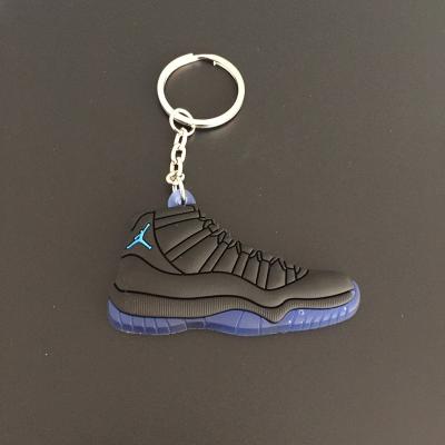 China Wholesale Rubber Jordan Basketball Shoes Keychains / Air Jordan 13 Key Chain for sale