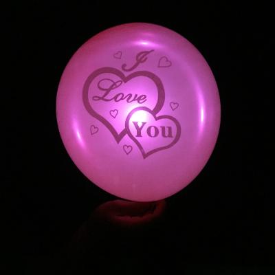 China Party Decoration Toy Party Wedding Garage Promotional Party Led Flashing Balloons With CE Certificate for sale