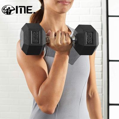 China Waterproof ME TO SPORT Rubber Hex Dumbbell 2.5 Kgs And 2.5-100lbs Pounds for sale