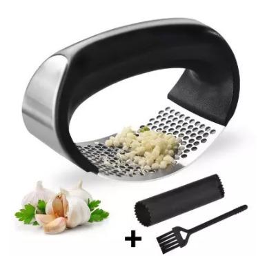 China Sustainable Sage Mama Garlic Press, Rise Garlic Mincer Stainless Steel Garlic Press Rocker, Professional Kitchen Instrument with Ergonomic Ha for sale