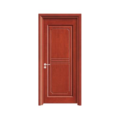 China Newest Modern Design PVC MDF Wooden Door Low Price Modern Interior Wood Doors WPC for sale