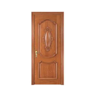 China Hot Sale Modern Interior Cheap Price Door Designs Solid Wood Panel Finished Veneer Luxury Carved Antique Door for sale