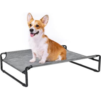 China Outdoor Cooling Raised Dog Cradles Bed For Medium Dogs for sale