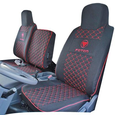 China Full Set Durable Universal Breathable Car Seat Cover for Foton Aumark Truck Series for sale