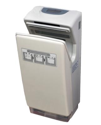 China New Design RV 2020 High Speed ​​Plastic BRUSHLES MOTOR NC Jet Electric Automatic Hand Dryer 2000W Plastic; ZHE W300 D220 H687 80m/s white for sale