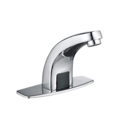 China New Sense Faucets Style Lavatory Sensor Deck Mounted Automatic Water Faucet for sale