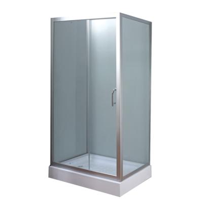 China Modern Indoor Cheap Free Standing Bath Shower Small Aluminum Glass Enclosure 1034 for sale