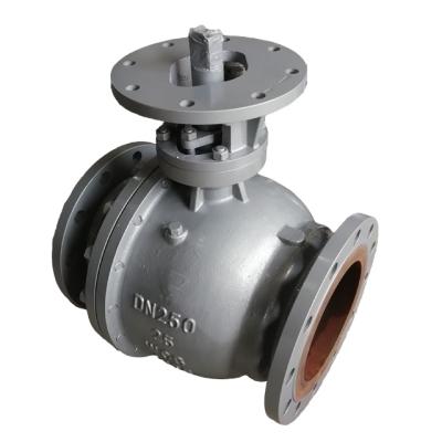 China General DN150 / DN200 Flanged End Steel Ball Valve Stainless Trunnion Mounted Ball Valve Manufacturer Stainless Steel Ball Valve for sale