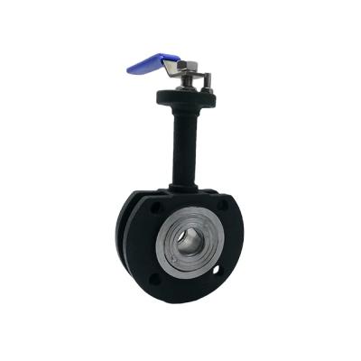 China General High Quality Wafer Type WCB Ball Valve With Extended Rod for sale