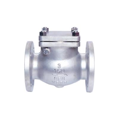 China H44 PN16 general swing ASTM A216 wcb stainless steel check valve for sale