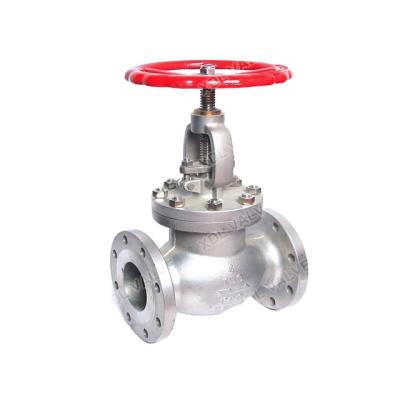 China 3 inch general stainless steel flange end globe valve pn16 factory price for sale