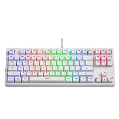 China 2022 Gaming Factory Direct Keys Mechanical Gaming Keyboards RGB Backlit Wired K870 Gaming Keyboards for sale