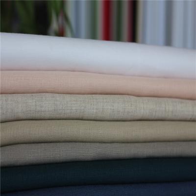 China Organic 100 Combed Linen Fabric 14x14 54x54 Wholesale Pure Linen Fabric Single Pre Wash for sale