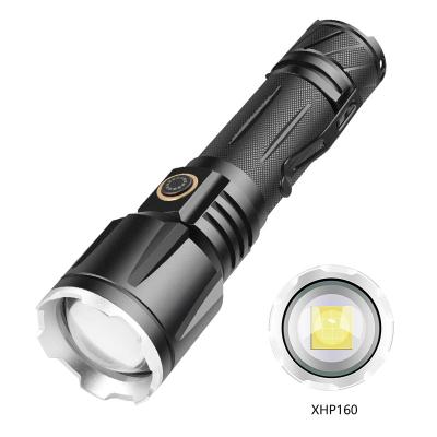 China XHP160 Ruilang Camping.Outdoor Strong Lightweight Flashlight Tactical Type-C Frontier New Aluminum Alloy Rechargeable Zoom Flashlight for sale