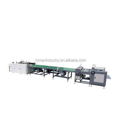 China Factory RM-HF900A semi automatic case maker for hardcover book and hard box with automatic packing system for sale