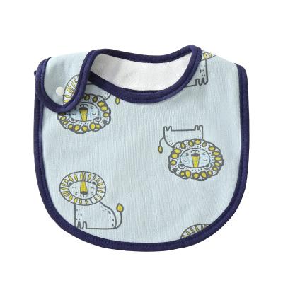 China Custom Printed Washable Cotton Children Feeding Waterproof Baby Bibs Cotton Terry Towel Infant Baby Bib For Promotion for sale