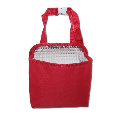 China Wholesale Polyester Mini Car Backseat Trash Garbage Storage Bag Hanging Organizer for sale