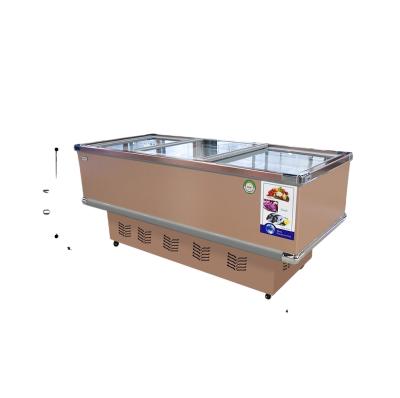 China 304 Stainless Steel Ice Cream Chest Freezer Ice Cream Chest Freezer Used Island Freezer for sale