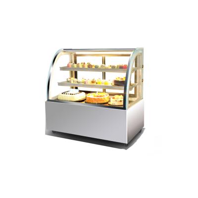 China Double-temperature Supermarket Deli Food Refrigerator Fresh Food Display Showcase For Sale for sale