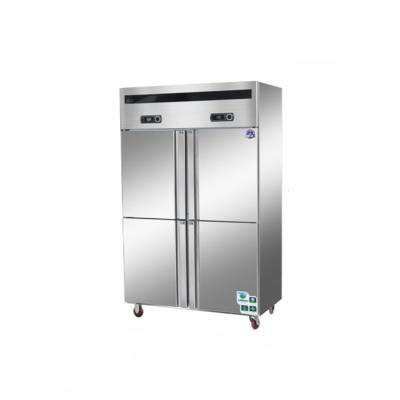 China Double-temperature commercial refrigeration Mini Ice Cream Showcase Freezer for sale