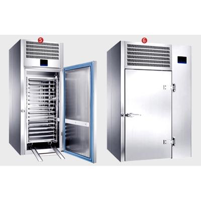 China Double-temperature industrial vertical stainless steel refrigerator refrigerator price for sale