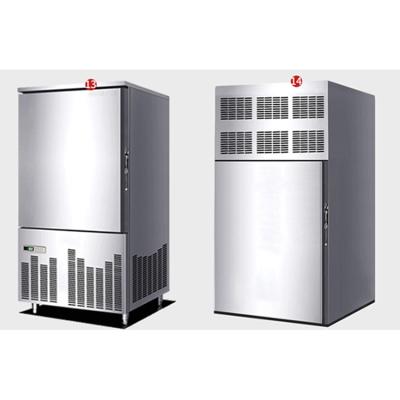 China Double-temperature commercial kitchen refrigeration equipment fruit vegetable refrigerator for sale