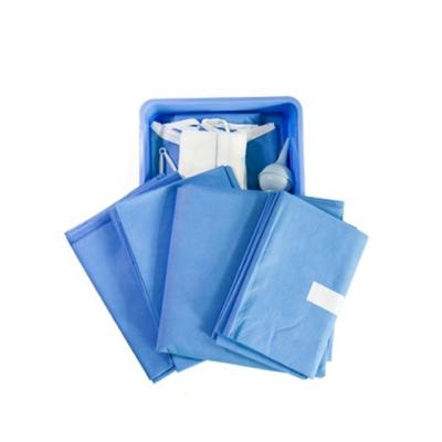 China 2021 Safety Nonwoven Medical Surgical Package Set For C-section Surgery for sale