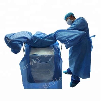 China High Quality Disposable Sterile Convenient Surgical Drapes Obstetric Drapes With Pocket For Medical for sale