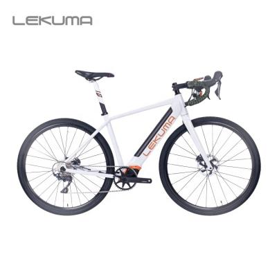 China 2020 Alloy Battery 700c 250w Mid Drive 36v Hidden Road Aluminum Electric Bike for sale