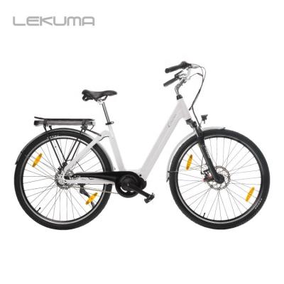 China Aluminum alloy OEM trekking 700c city bafang mid drive electric bike for sale