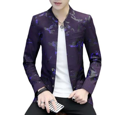 China Terno Masculino Hot Slim Fit Wedding Prom Blazer Men's Wedding Blazer Anti-wrinkle Fashion Lapel Suit Formal Terno Masculino for sale