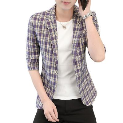 China Anti-Wrinkle Mens Summer Dress Suit Elegant Classic Fitted Wedding Formal Jacket for sale