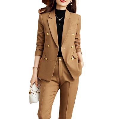 China Anti-Wrinkle 3 Piece Women Suits Fashion Vest Blazer Set Women Formal Office Casual Pant Suits Party Office Formal Sets for sale