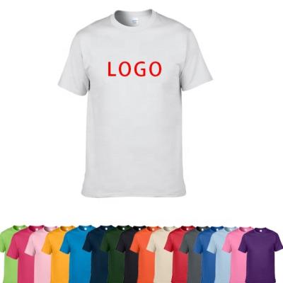 China Anti-Wrinkle High Quality 100% Cotton Men's T-shirt With Print Custom Graphic Women's Tees Shirt Men's Tees Oversized Logo White Tee for sale