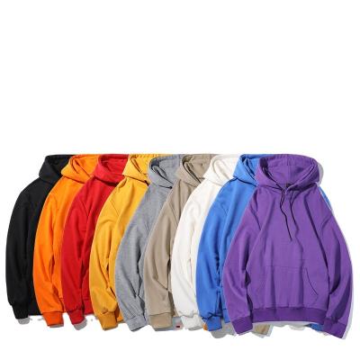 China Anti-wrinkle wholesale men's clothescustom thin section cotton hooded logo round collar couple hoodies men's hoodies sweatshirts for sale