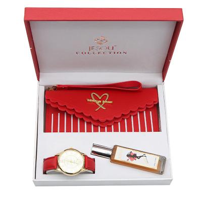 China Hot Fashion Women's wallet watch set with exquisite gift box Valentine's Day gift factory direct sales for sale