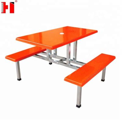 China Chinese Steel Chair School Dining Table Restaurant Tables for sale