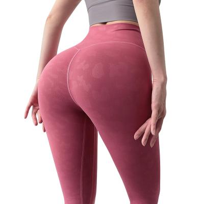 China SY0319 Plus Size Women Line Naked Feeling Spot Printed 7/8 Leggings Sides Pocket High Rise Jogging Tights for sale