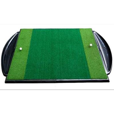 China YGT-A185 Mixed Driving Range Golf Swing Practice Putting Hitting Range Mat With Base And Ball Rubber Tray 186x124cm for sale