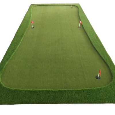 China PP + PE Putting Green Golf Mat With Portable Mobile Putter Outdoor Pads for sale