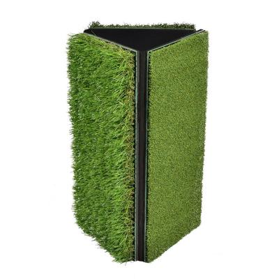 China Golf Driving Ranges / Hitting Grass Mat Foldable Golf Mat 3-in-1 Turf Hitting Mat with practice surfaces for golf chipping, driving and training for sale